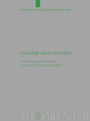 cover image of Gossip and Gender